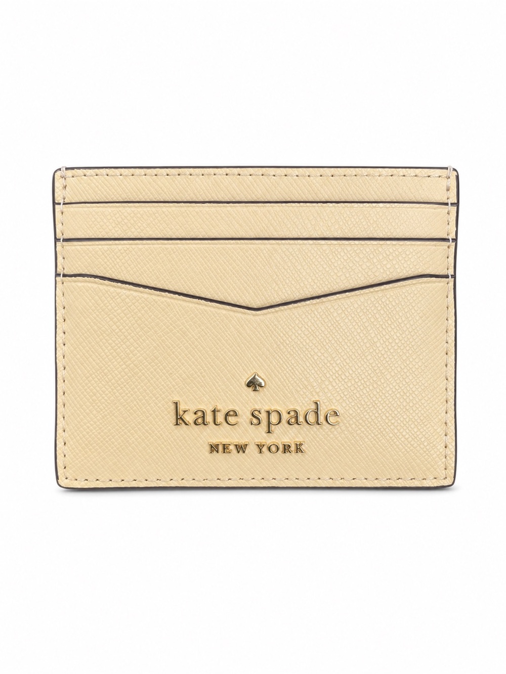 kate spade New York Light Yellow Card Holder